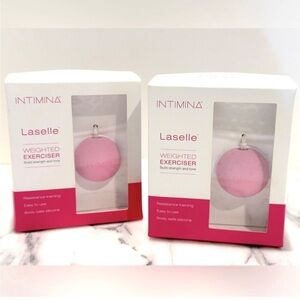 NIB Intimina Laselle Weighted Exercisers Set of 2 for Pelvic‎ Strength